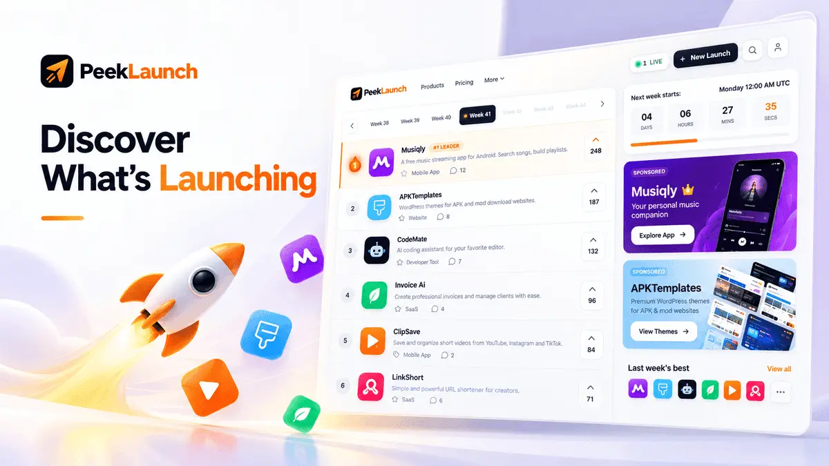 Screenshot 1 of PeekLaunch