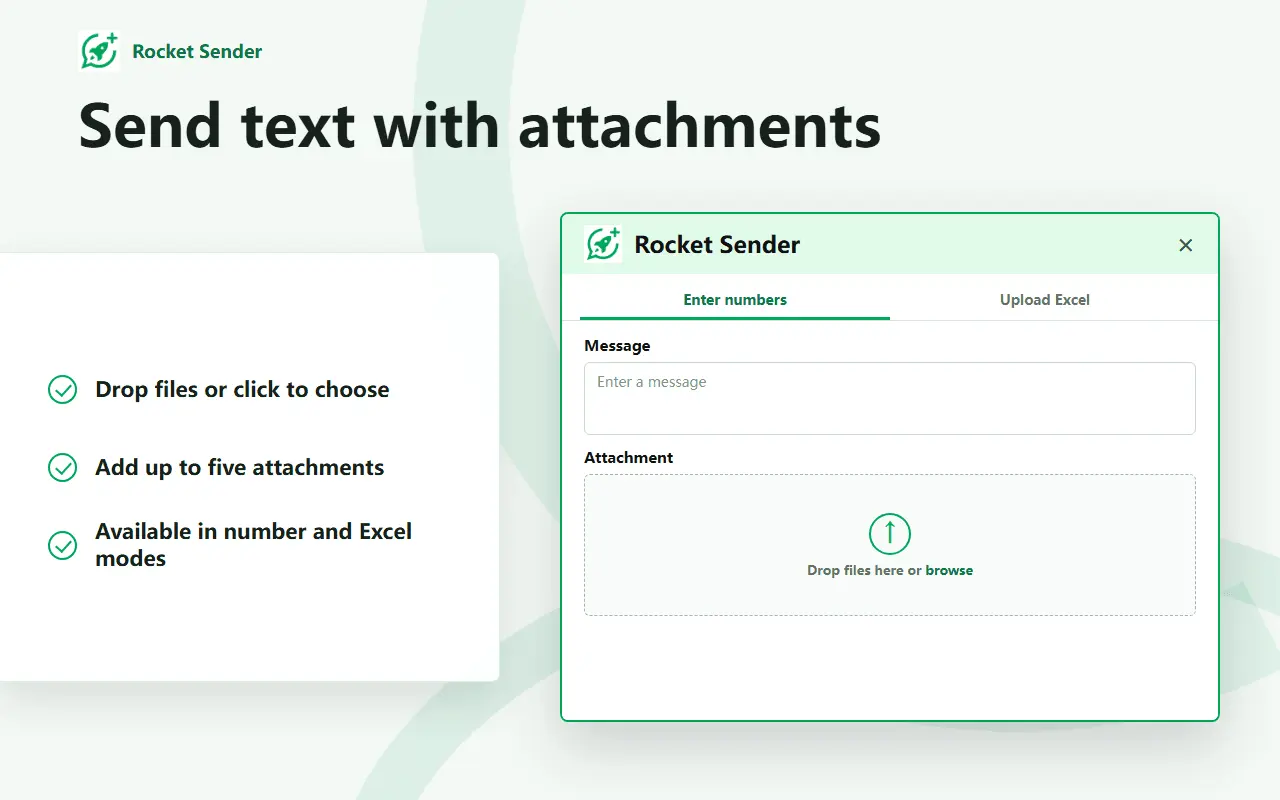 Screenshot 3 of Rocket Sender for WA Web