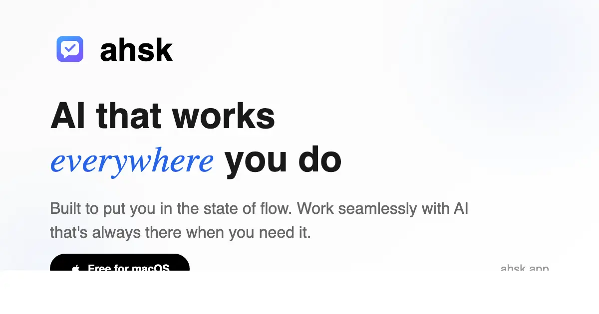 Screenshot 1 of Ahsk
