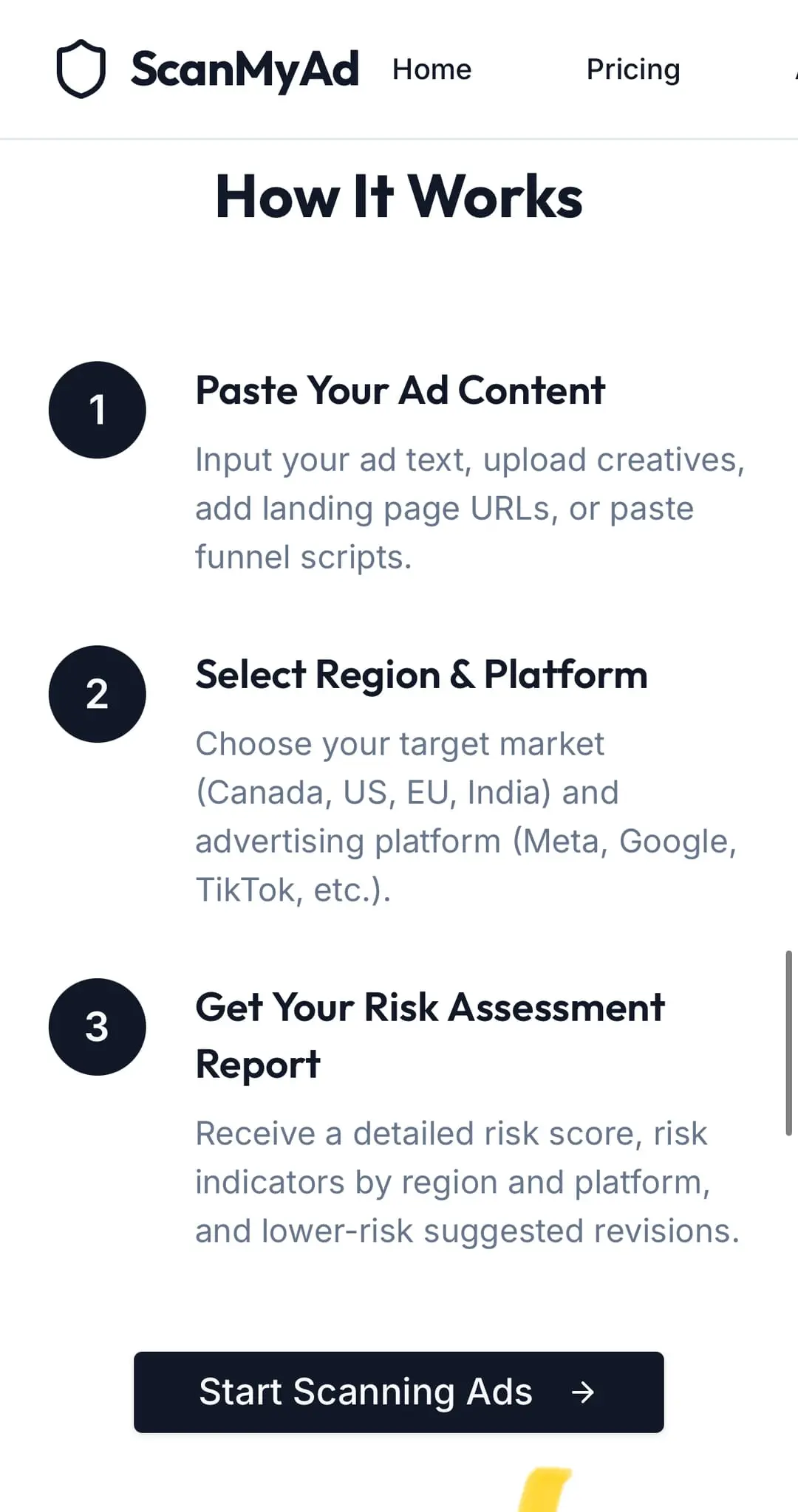 Screenshot 1 of ScanMyAd