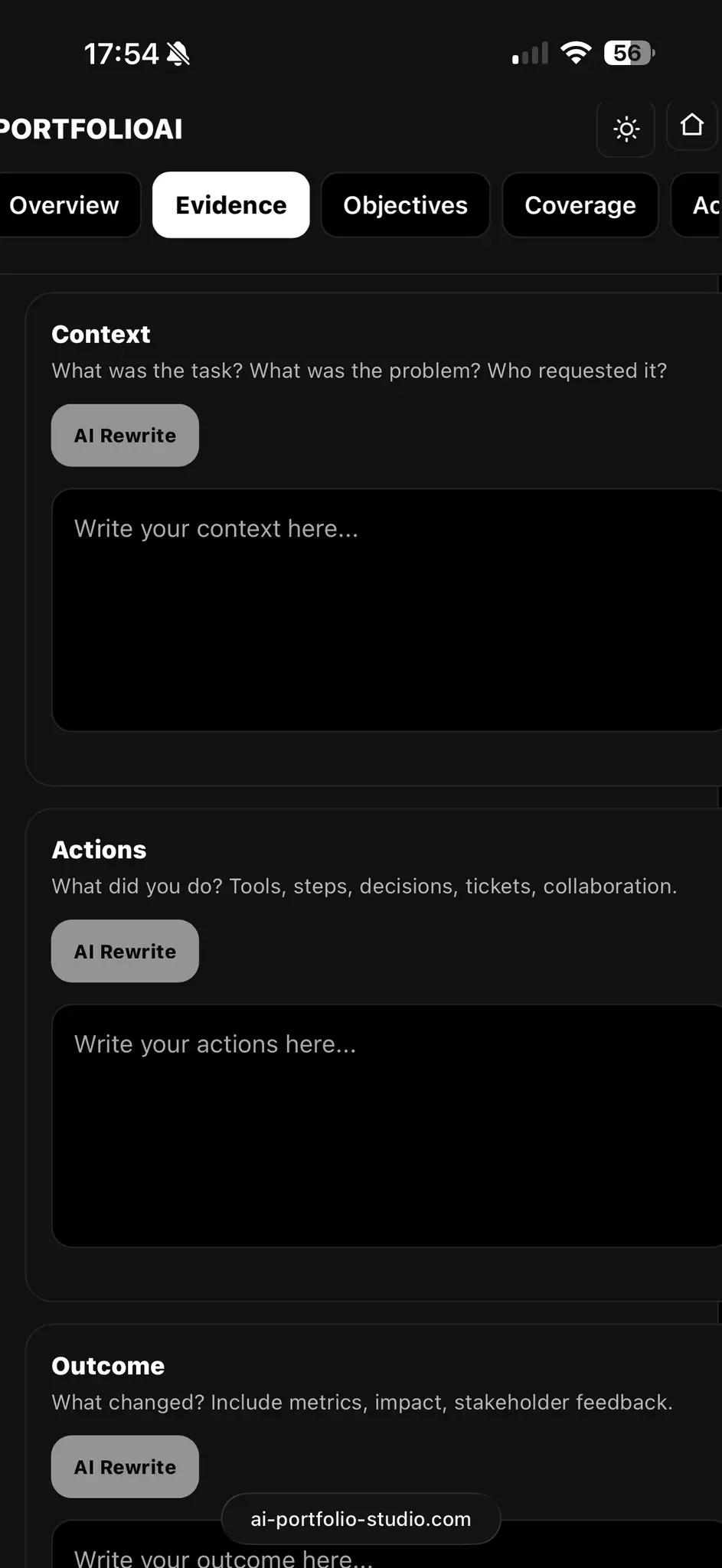 Screenshot 3 of PORTFOLIOAI