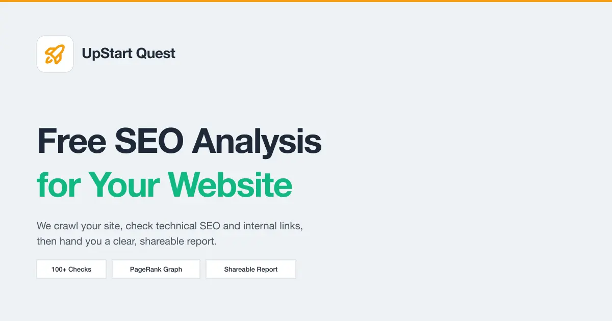 Screenshot 1 of UpStart SEO