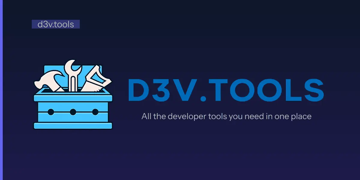 Screenshot 1 of D3vTools