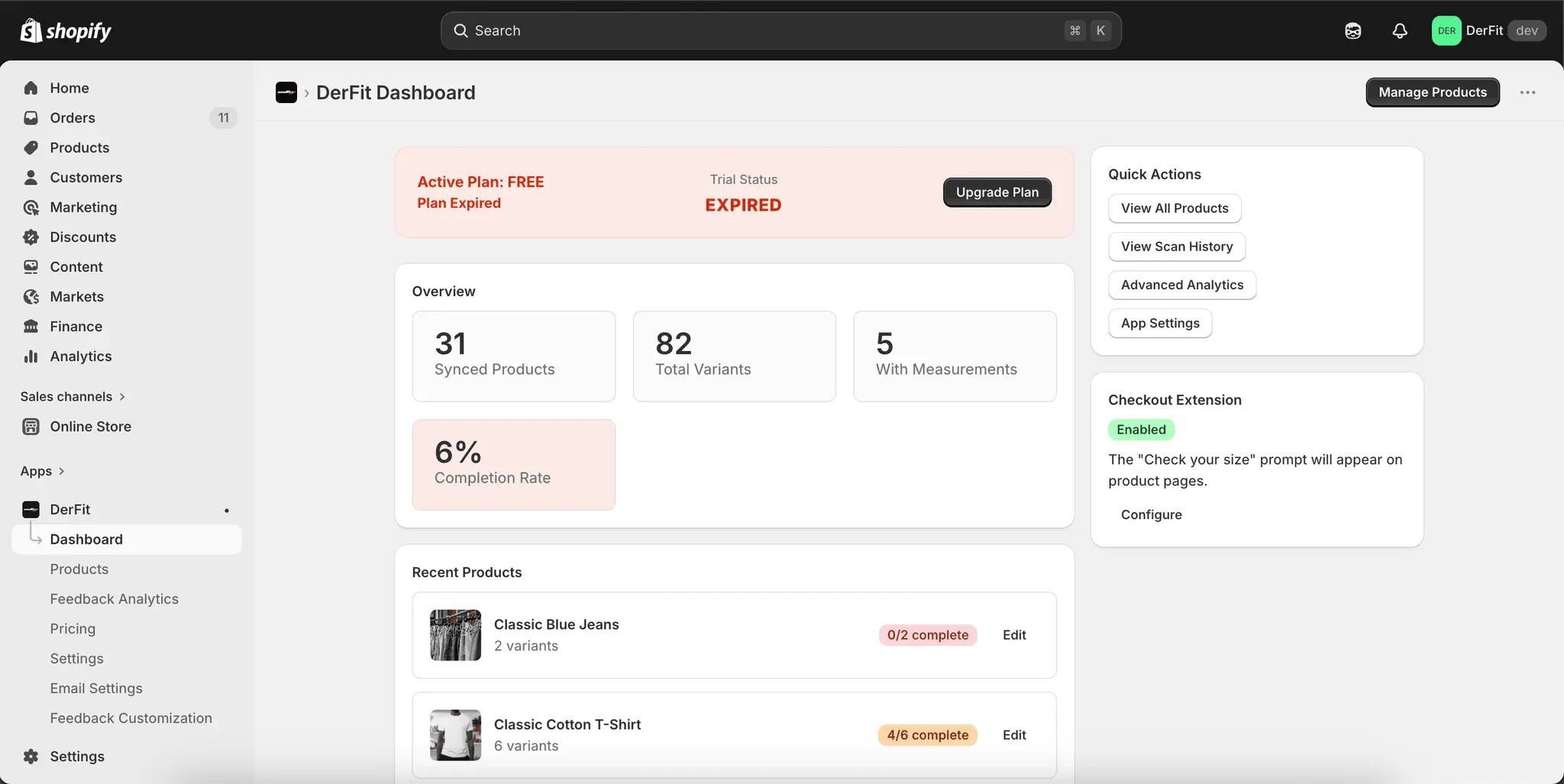 Screenshot 1 of DerFit