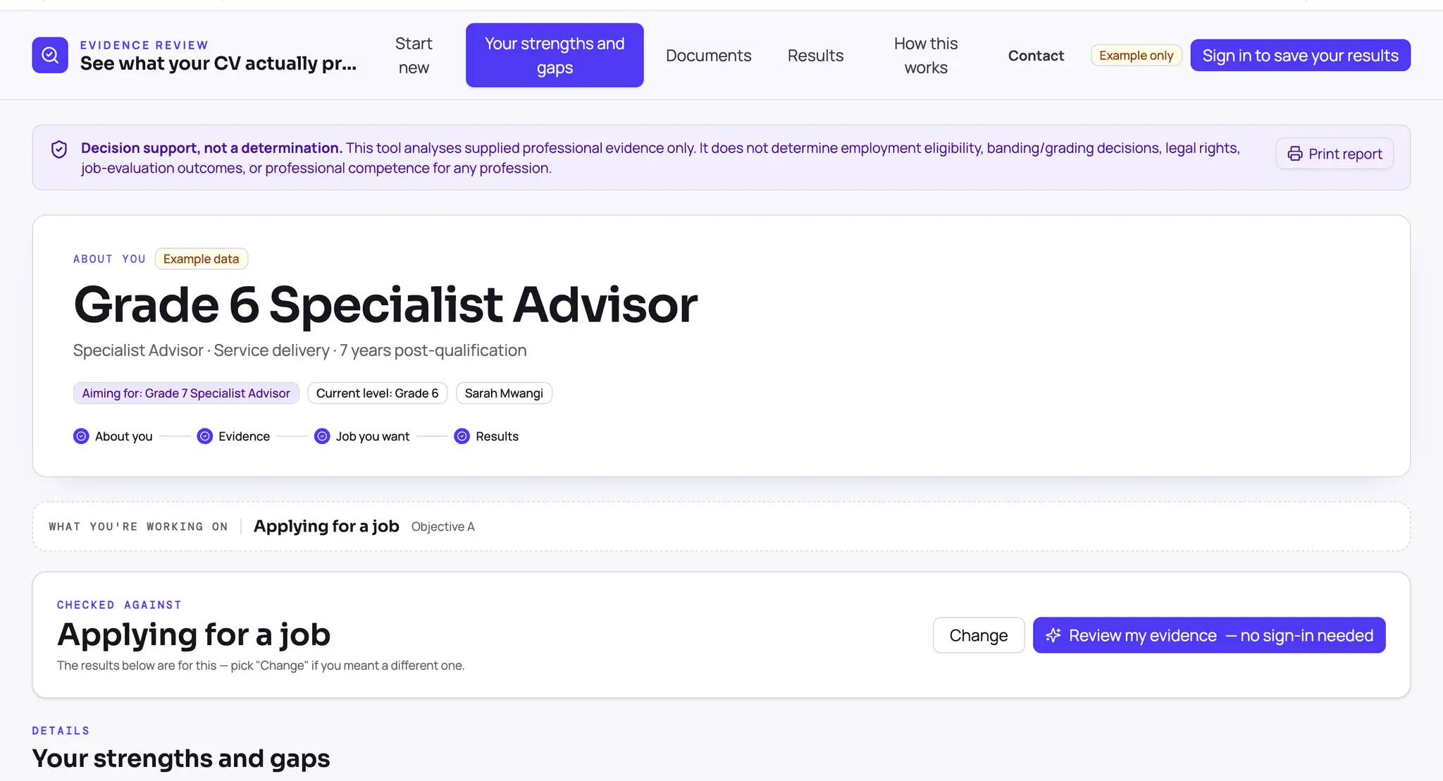 Screenshot 2 of ProveMyCV