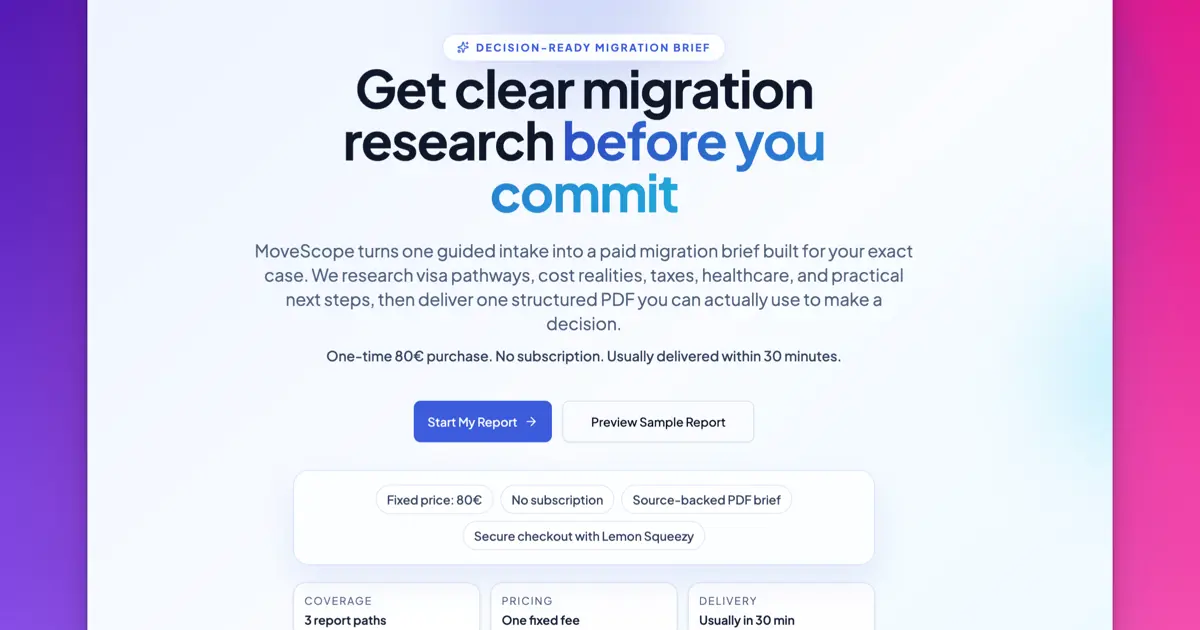 Screenshot 1 of MoveScope