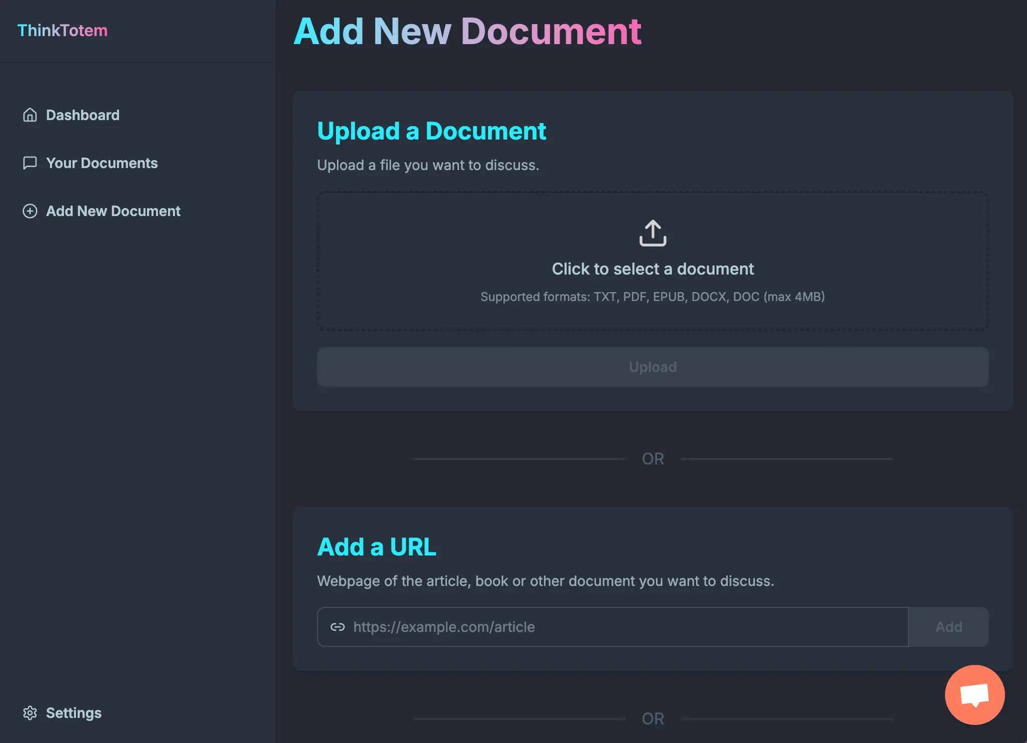 Screenshot 1 of ThinkTotem