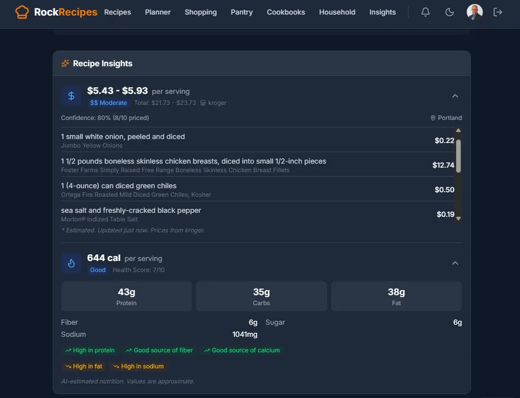 Screenshot 4 of Rock Recipes
