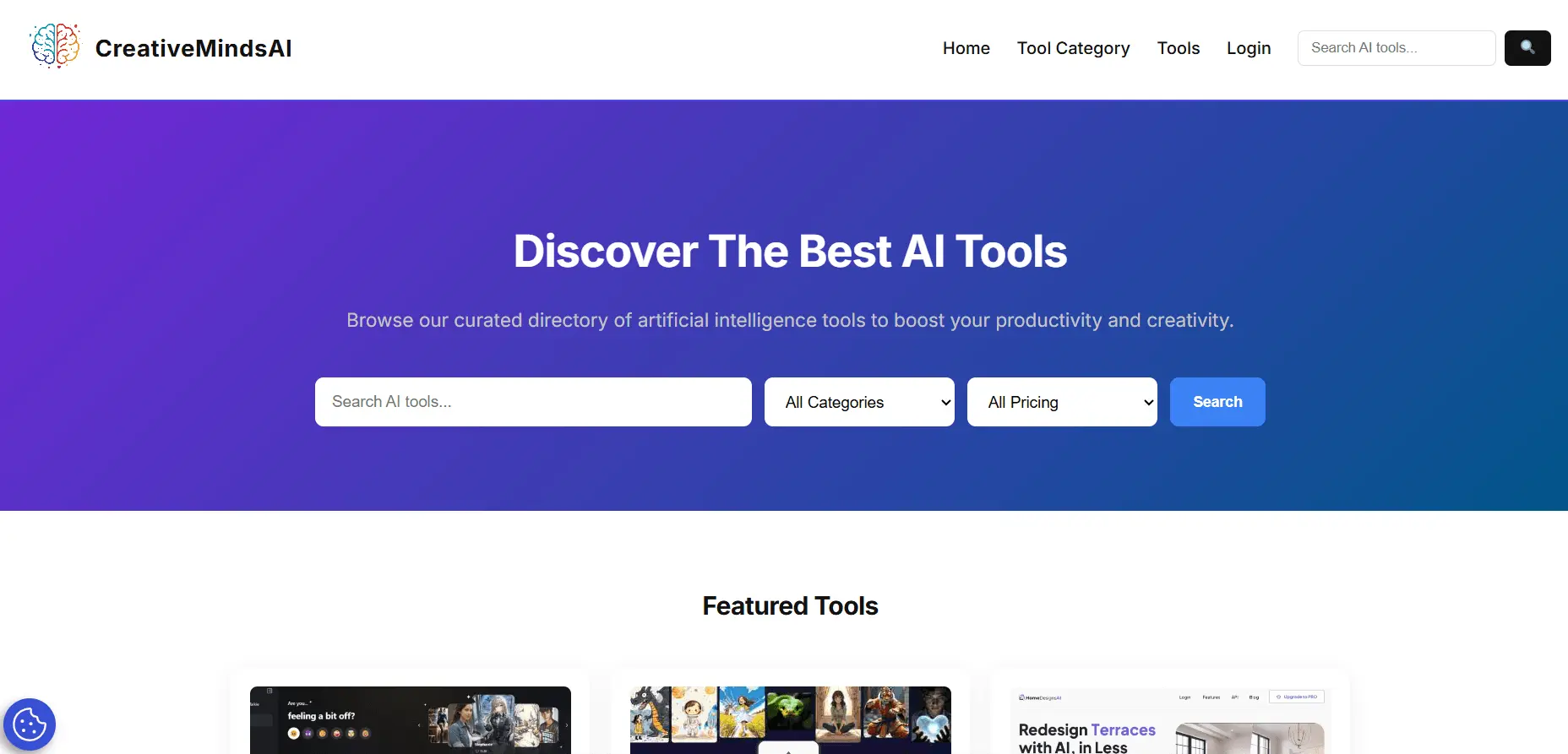 Screenshot 1 of CreativeMindsAI
