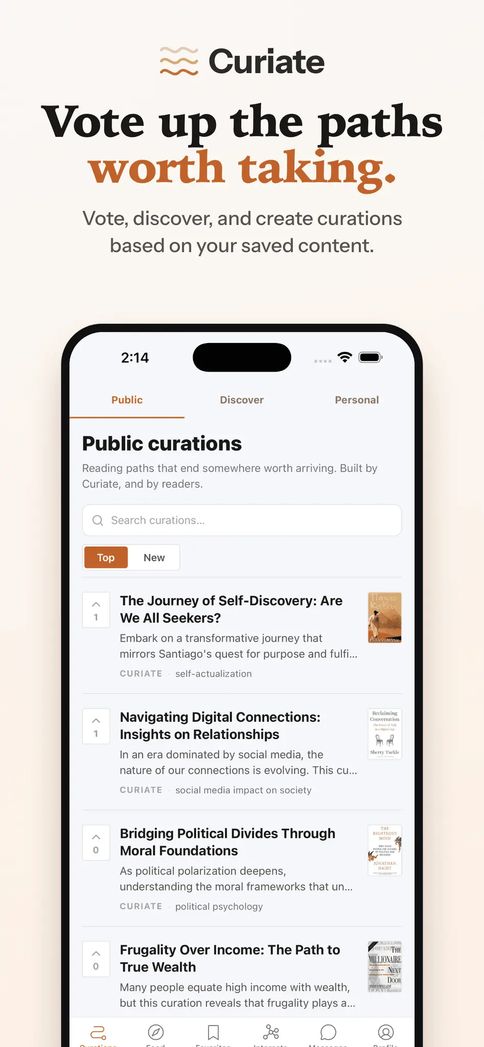 Screenshot 2 of Curiate