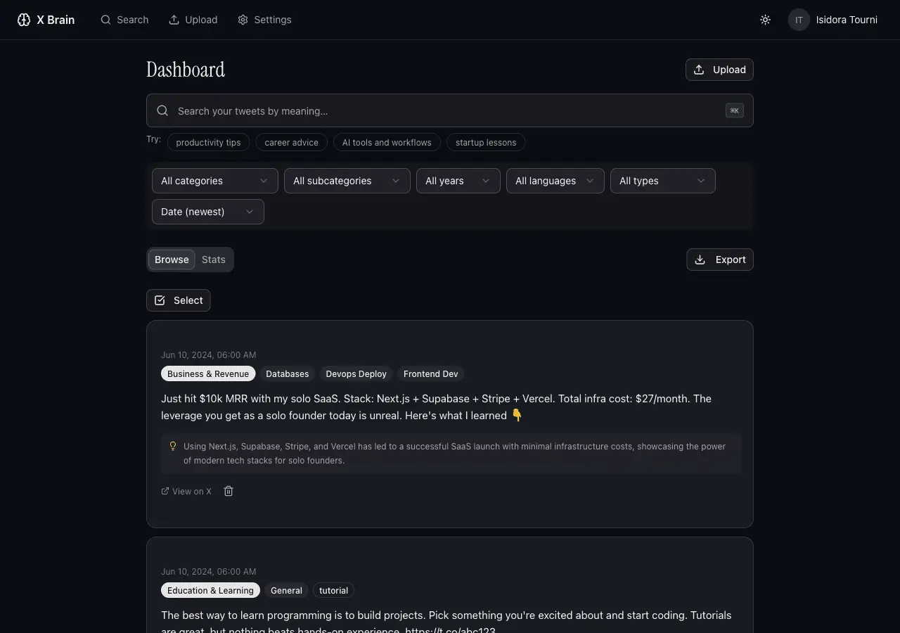 Screenshot 1 of X Brain
