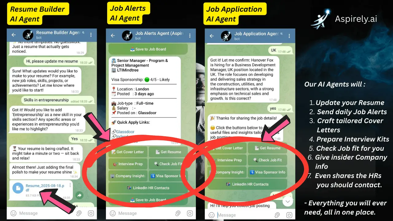 Screenshot 1 of Aspirely AI