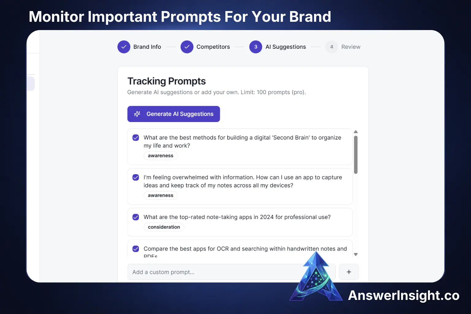 Screenshot 2 of Answer Insight