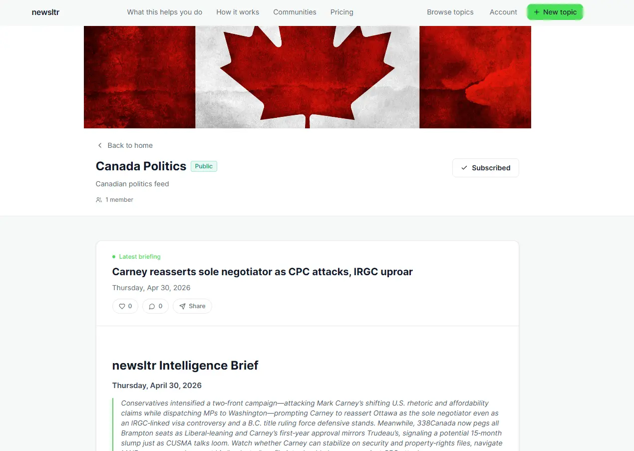 Screenshot 2 of newsltr