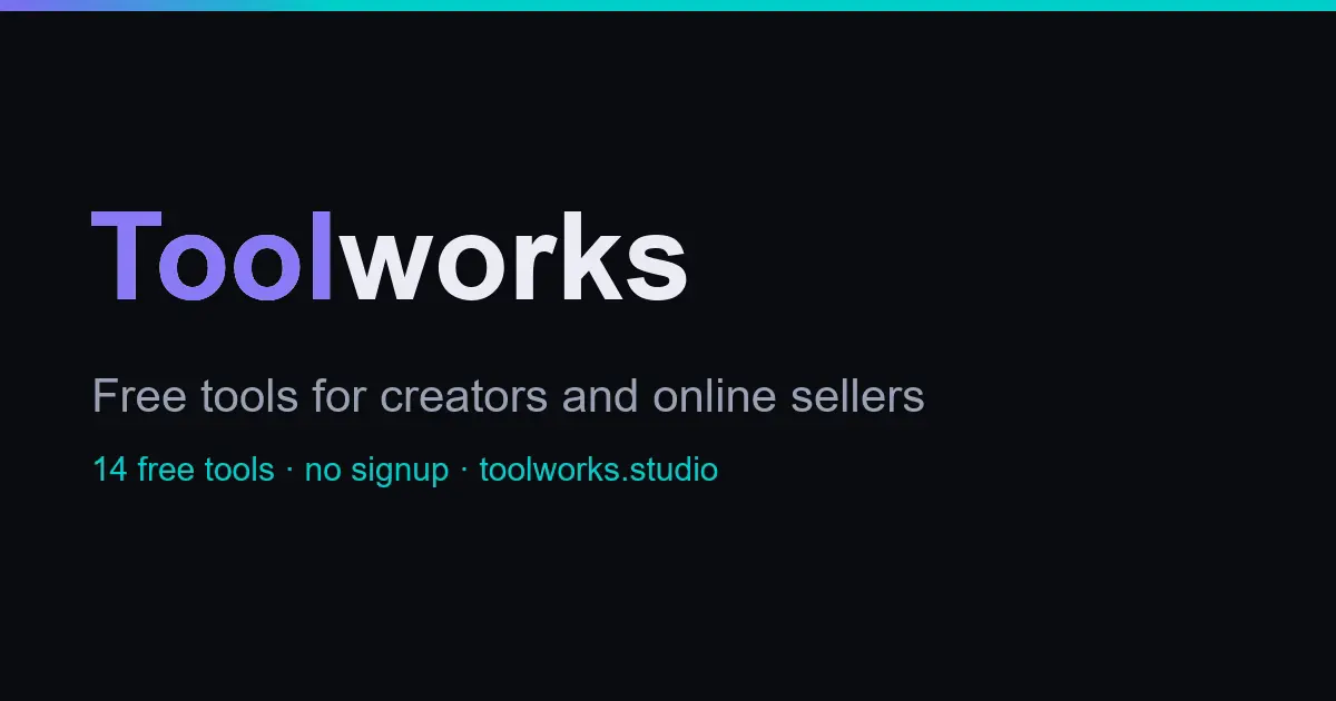 Screenshot 1 of Toolworks