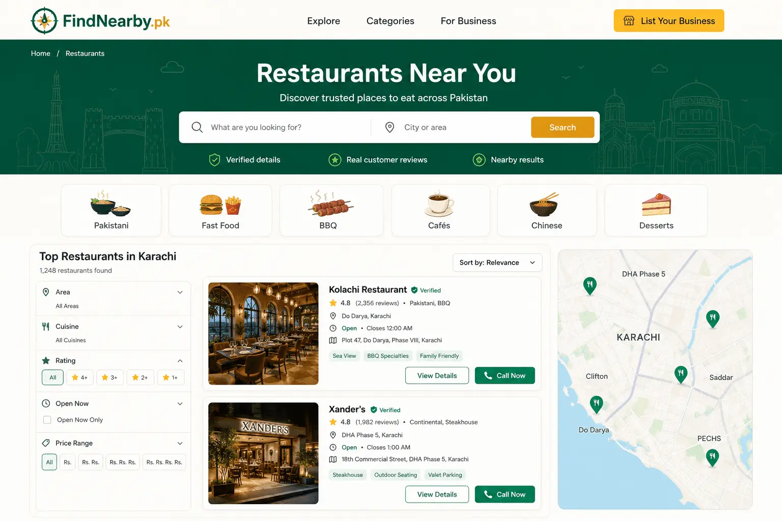 Screenshot 2 of FindNearby.pk