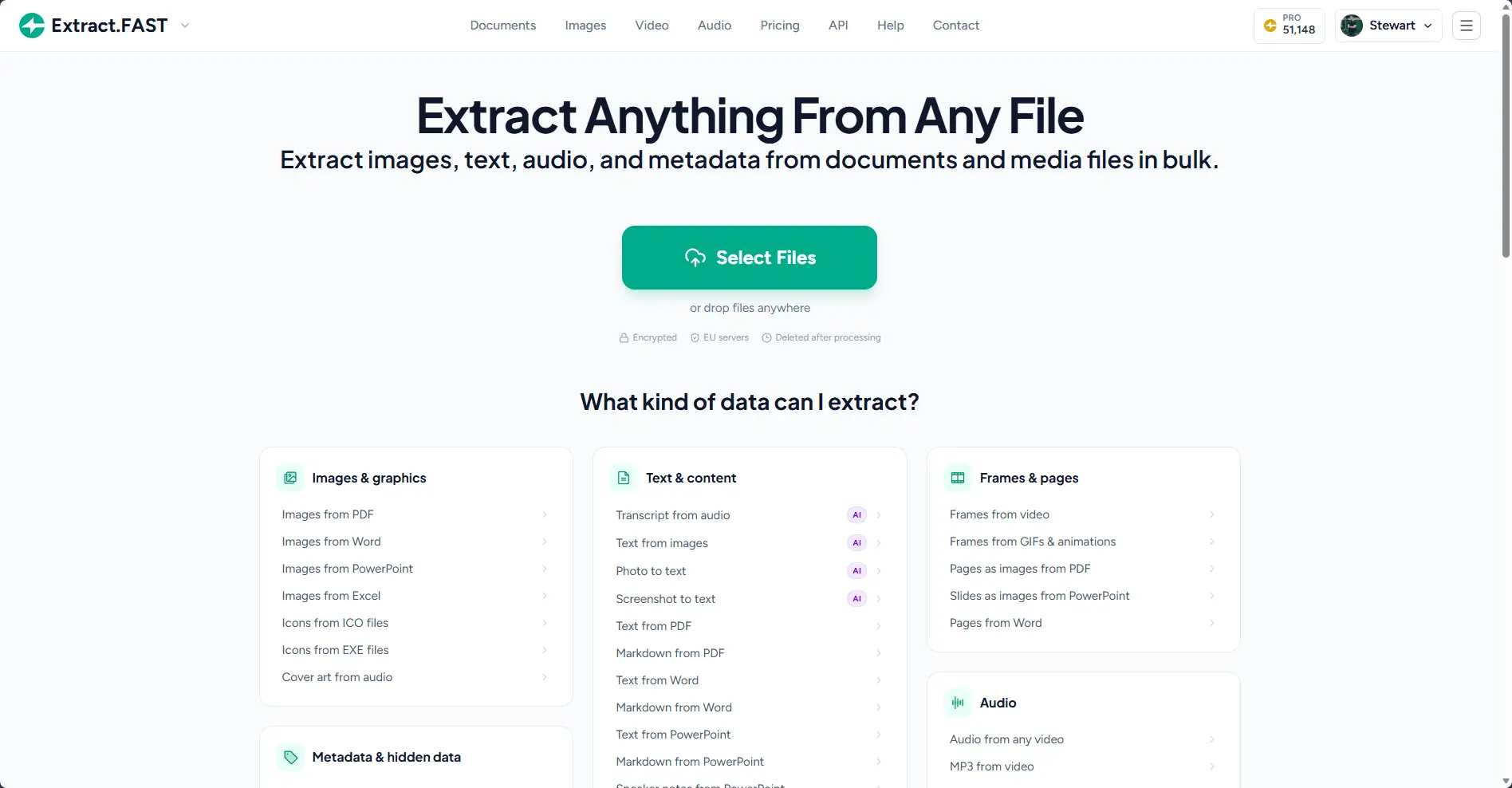 Screenshot 1 of Extract.FAST