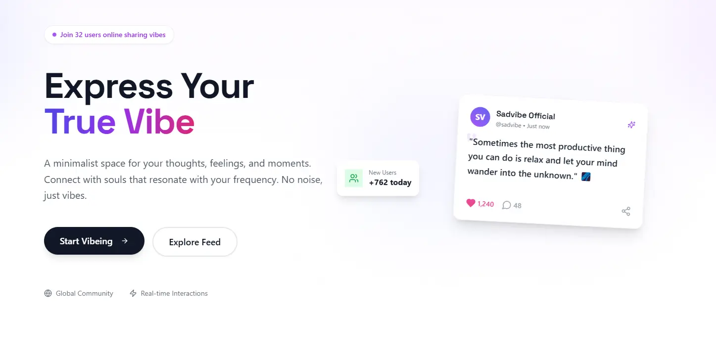 Screenshot 1 of Sadvibe