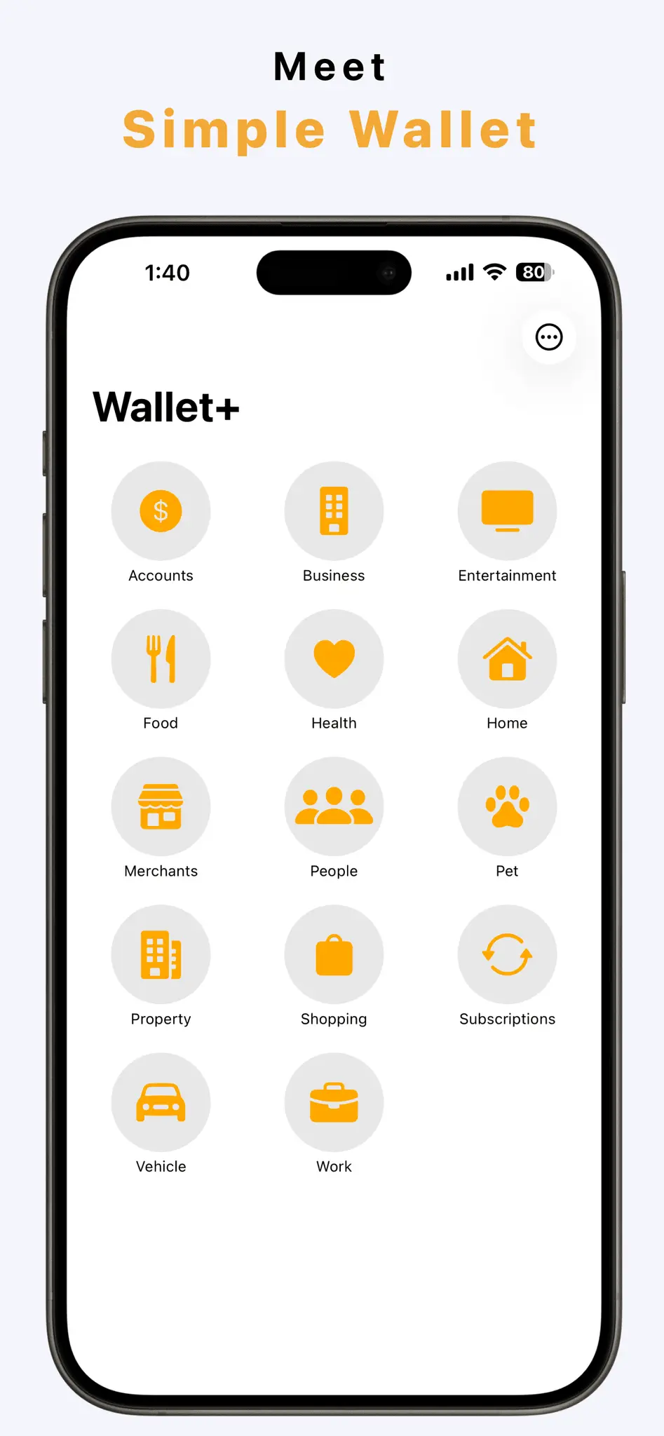 Screenshot 1 of Simple Wallet