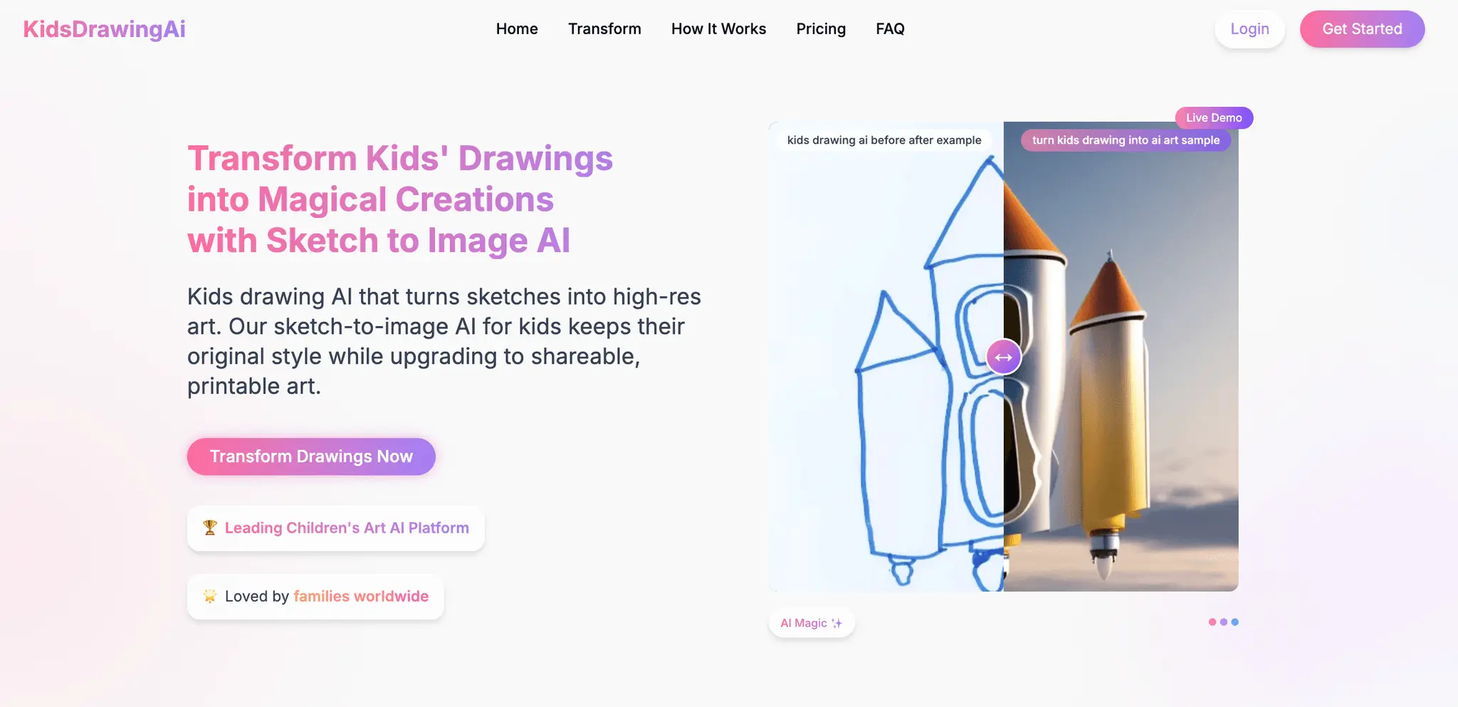 Screenshot 1 of Kids Drawing AI