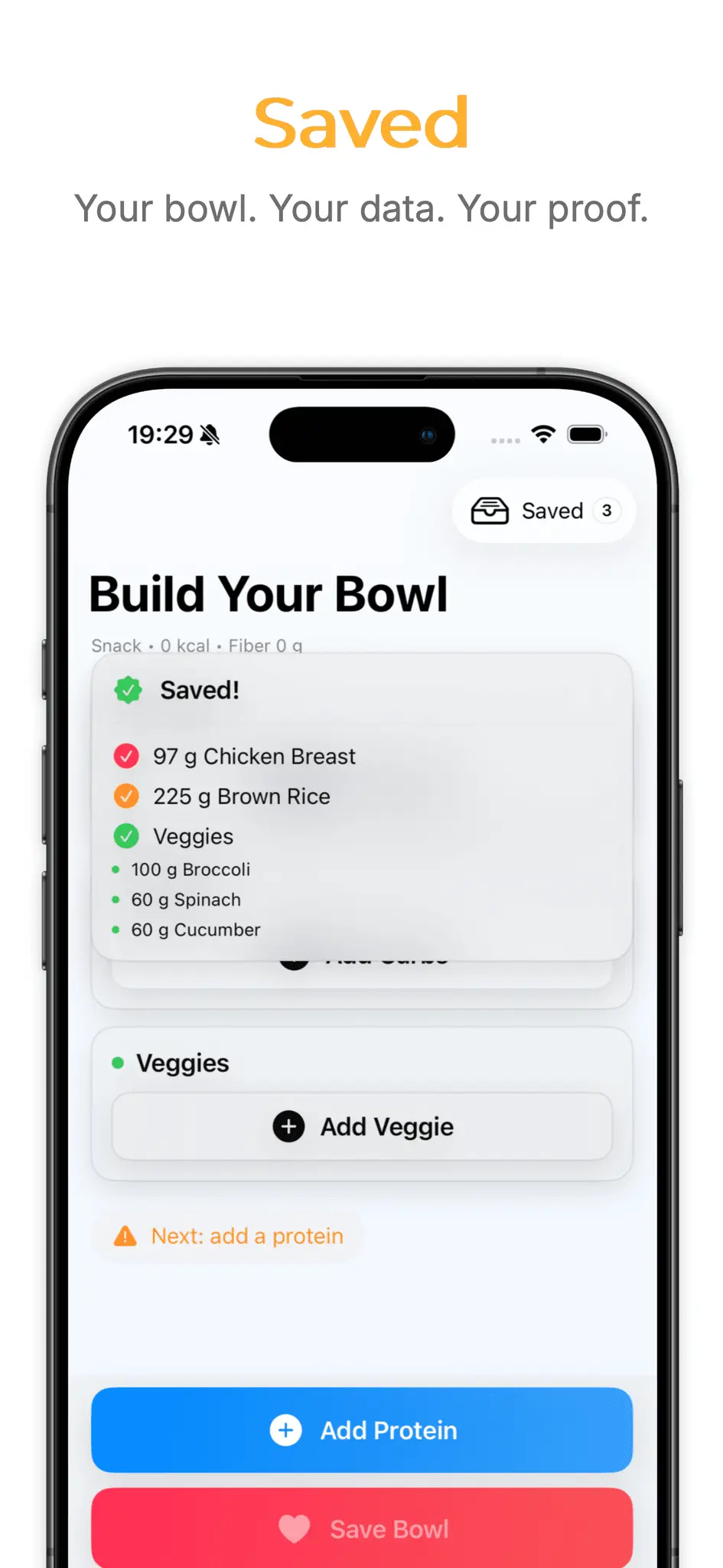 Screenshot 9 of Harvest Bowl – Macro Tracker