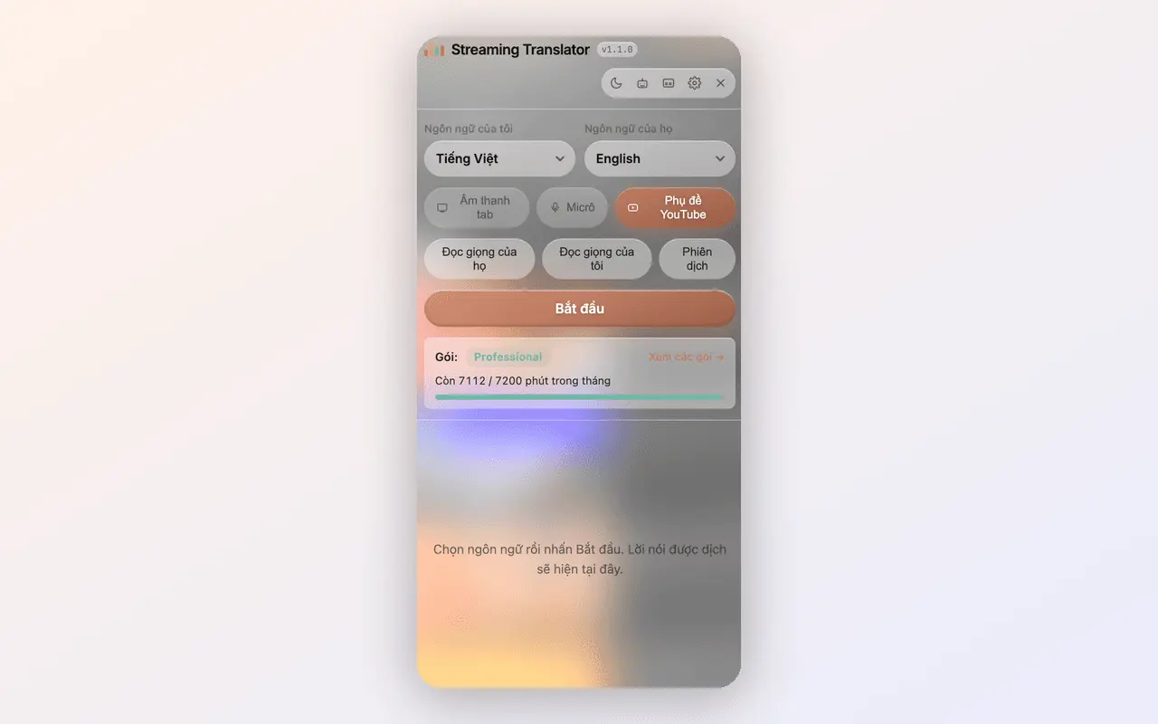 Screenshot 3 of Streaming Translator