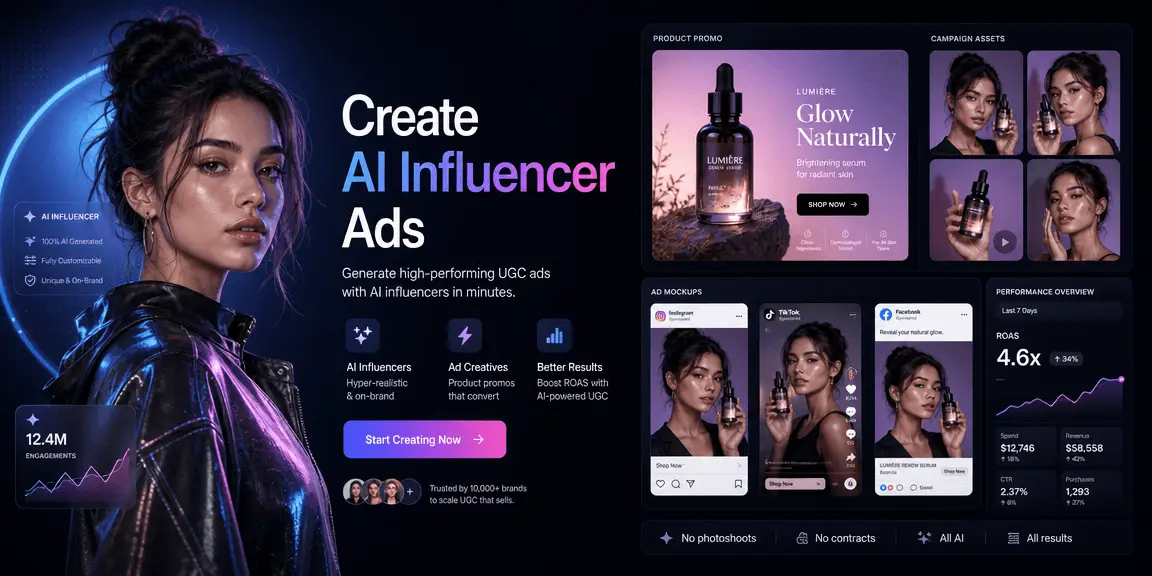 Screenshot 1 of AI Influencer Studio