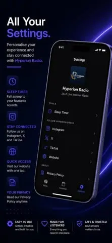 Screenshot 3 of Hyperion Radio