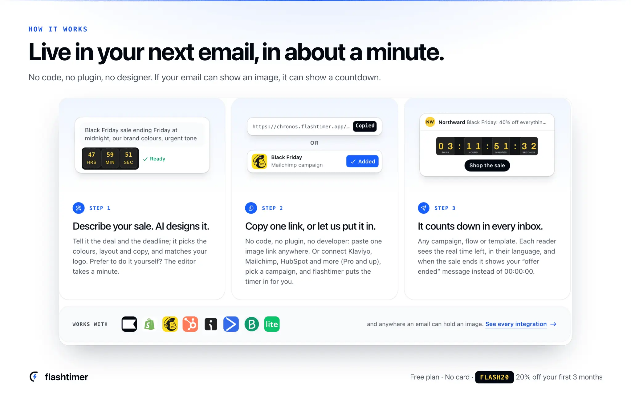 Screenshot 4 of flashtimer: live email countdown timers