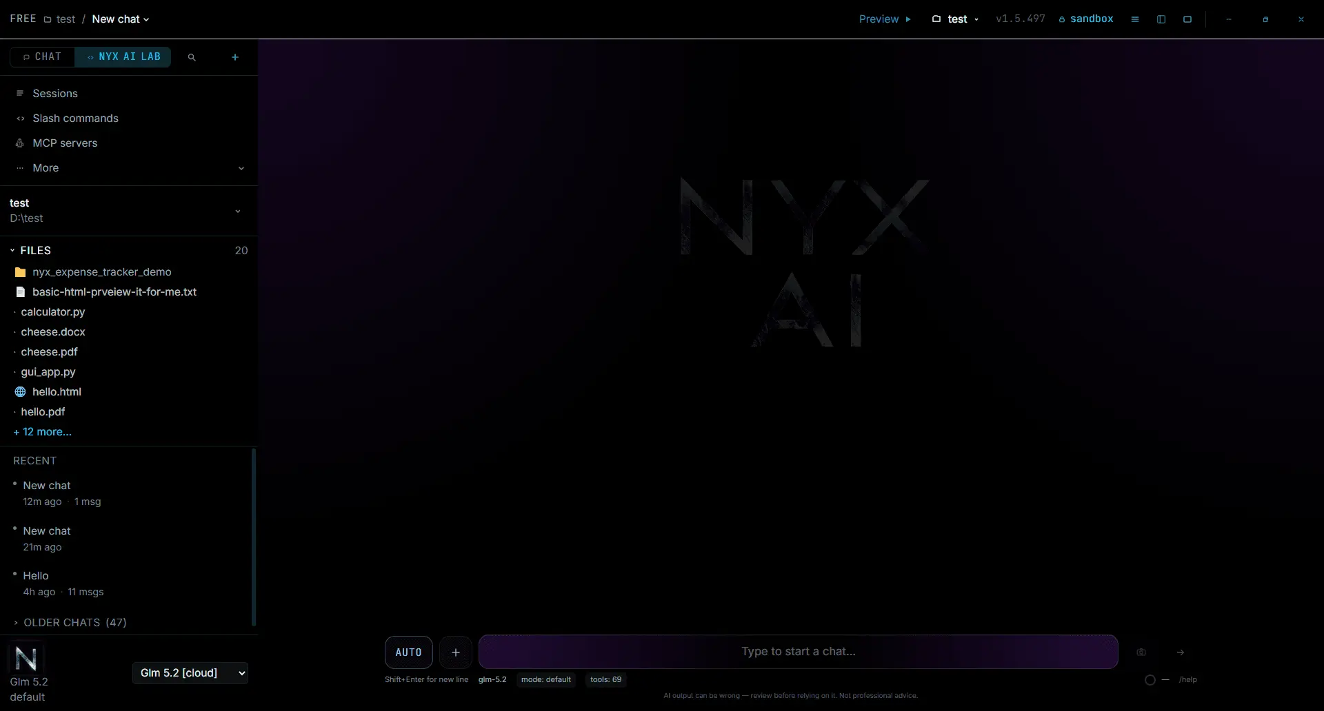 Screenshot 2 of NYX AI