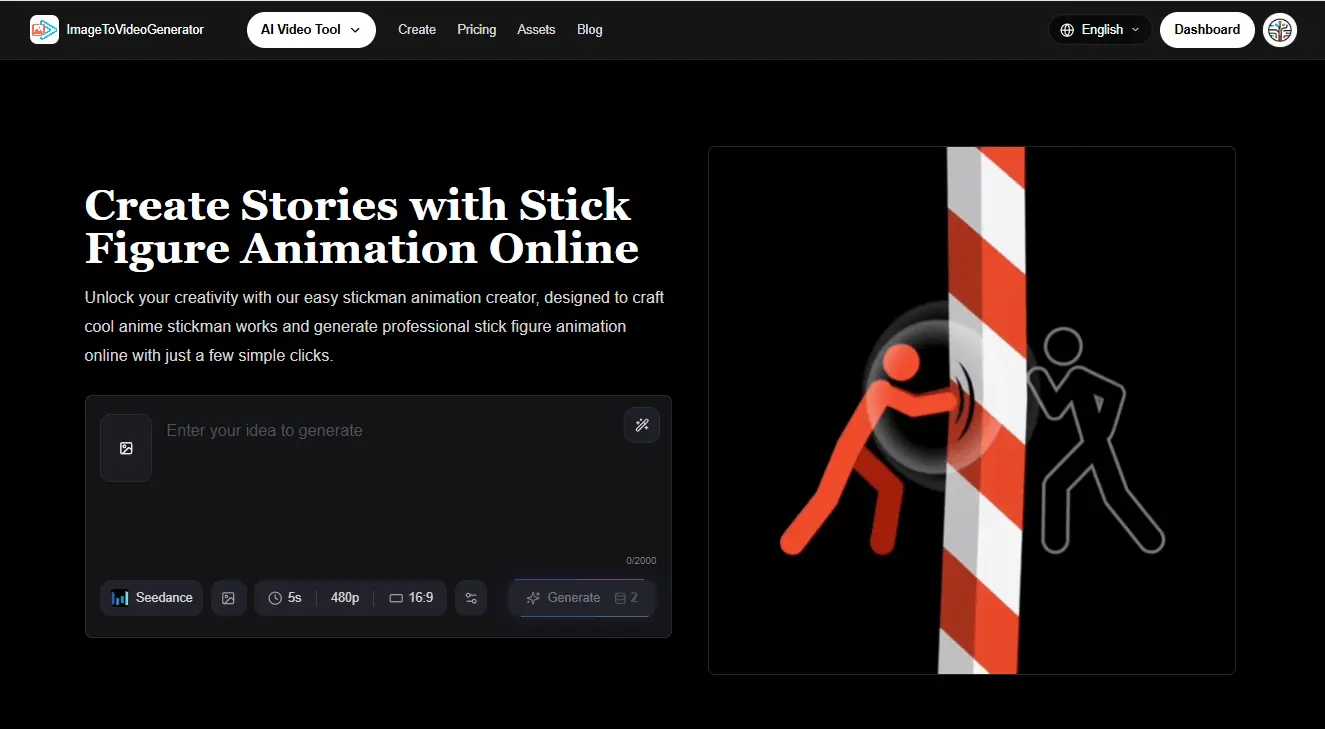 Screenshot 2 of Stick Figure Animation Online
