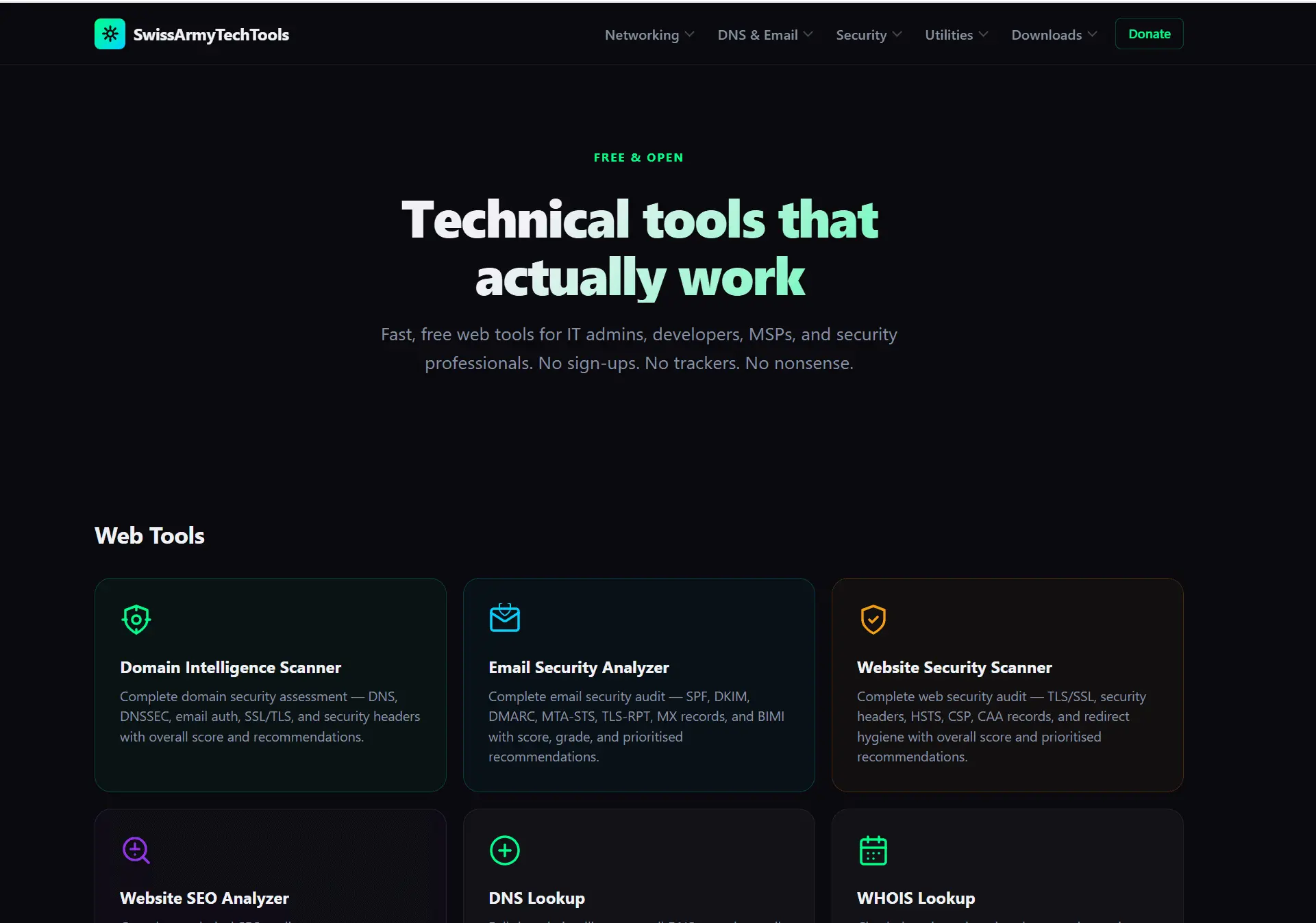 Screenshot 1 of SwissArmyTechTools