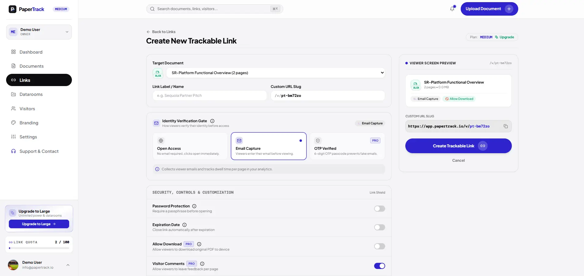 Screenshot 3 of PaperTrack