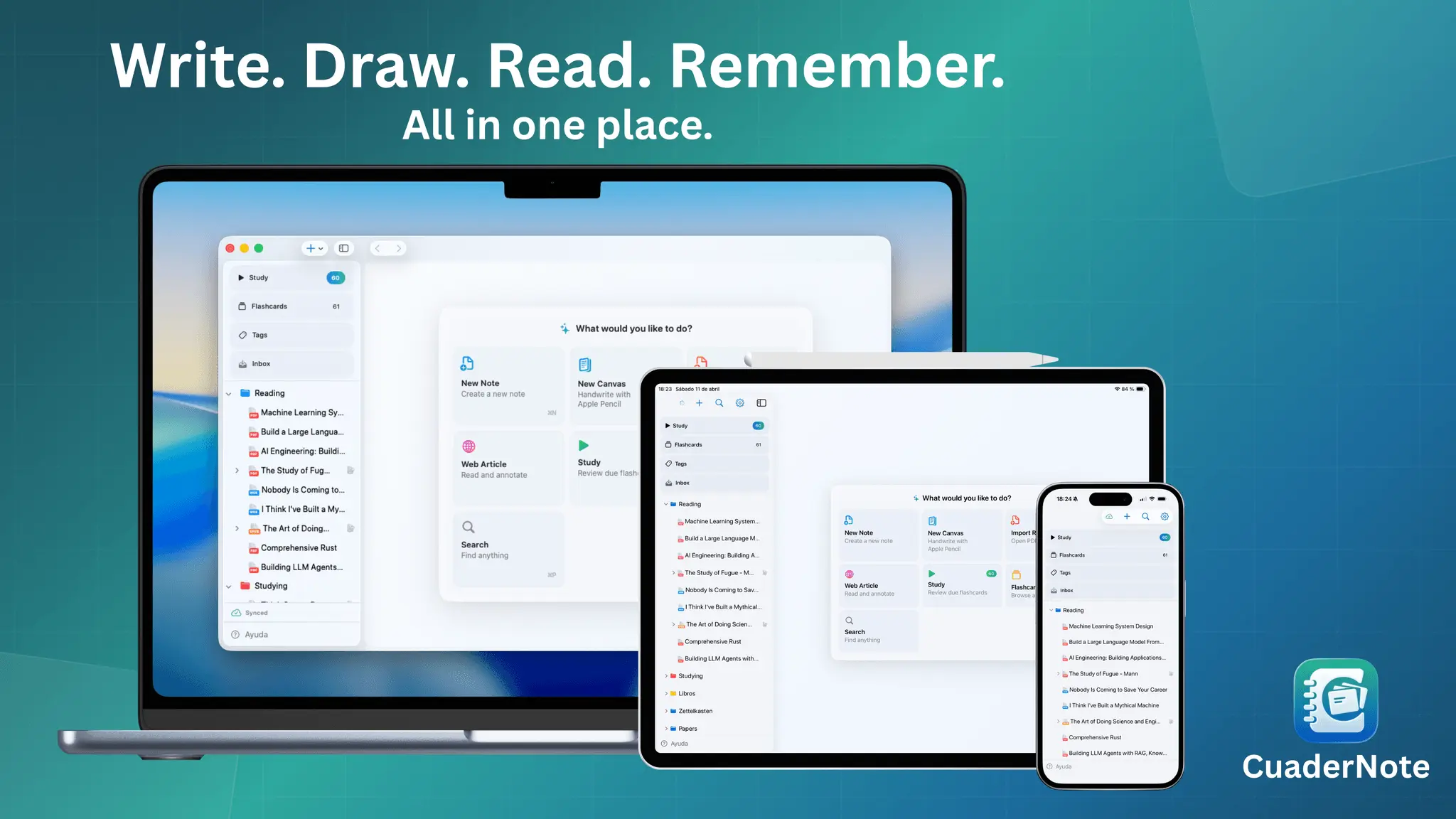 Screenshot 2 of CuaderNote