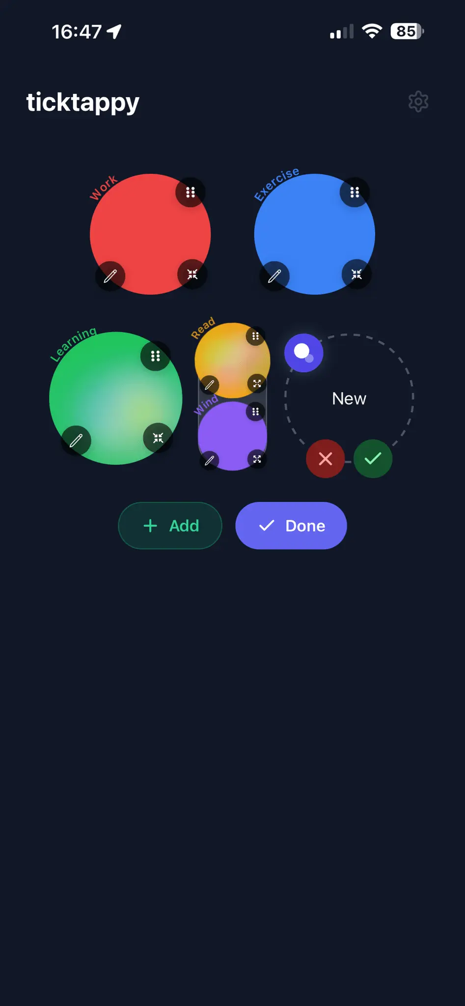 Screenshot 1 of TickTappy