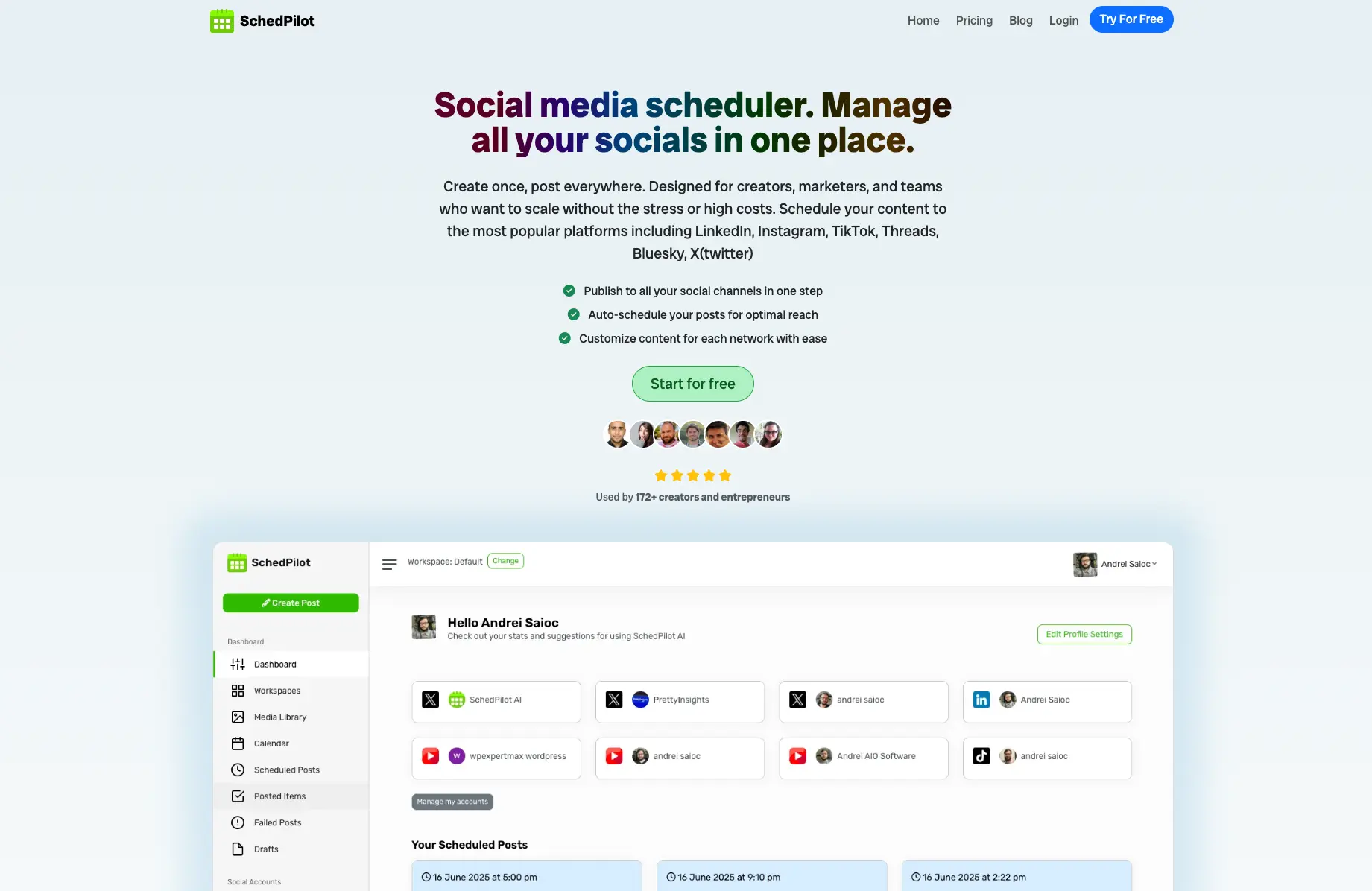 Screenshot 1 of SchedPilot
