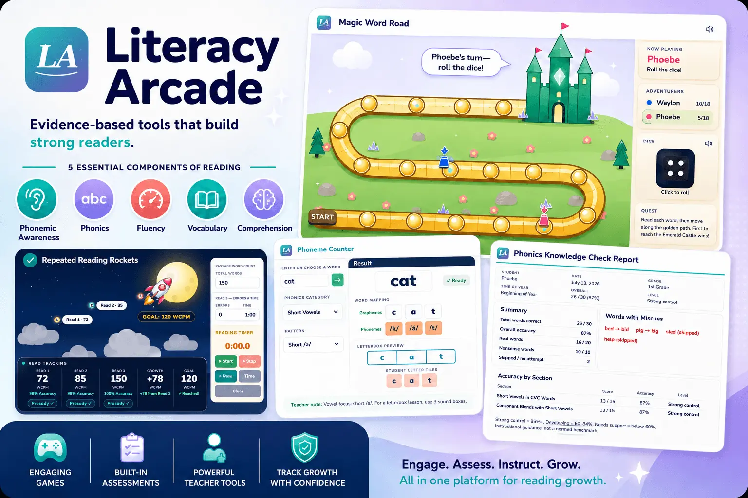 Screenshot 1 of Literacy Arcade