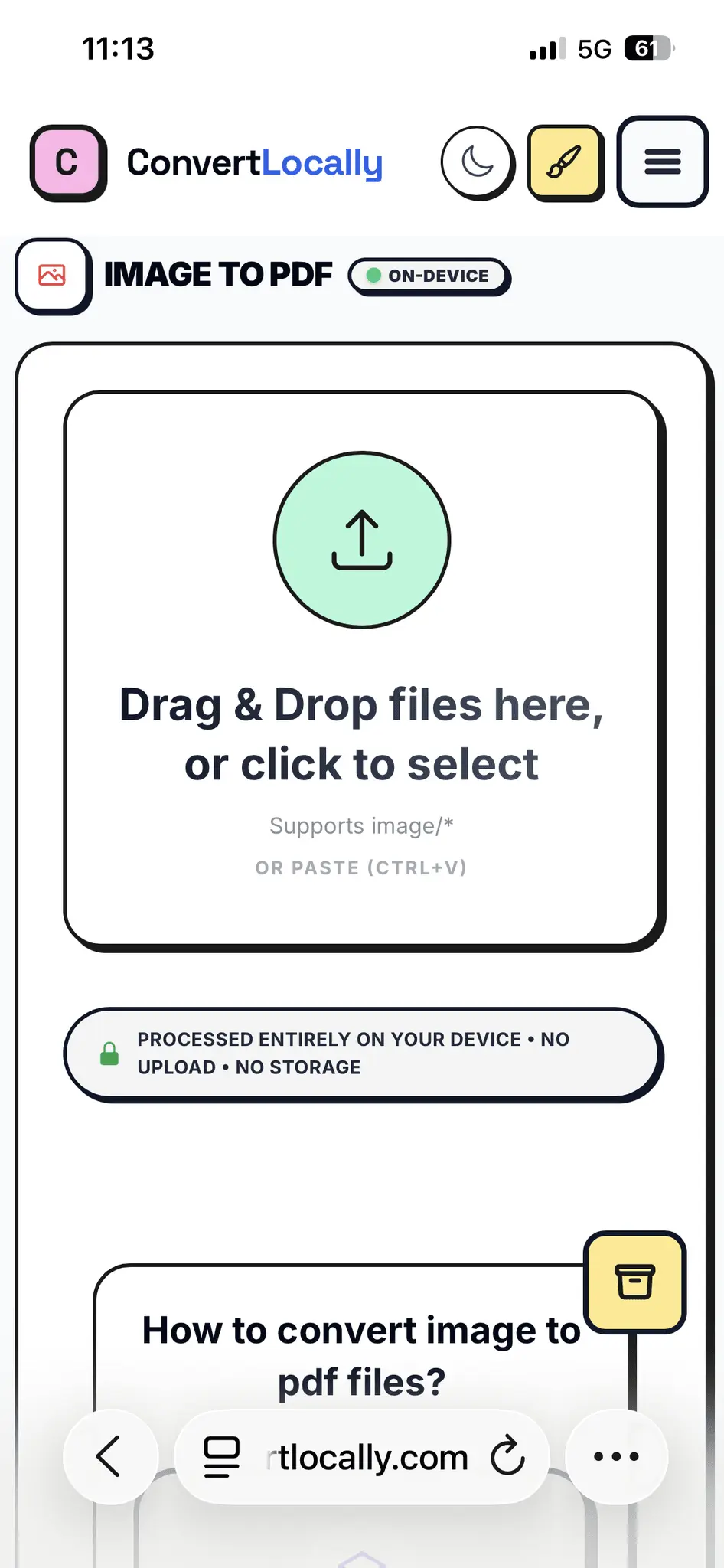 Screenshot 1 of ConvertLocally