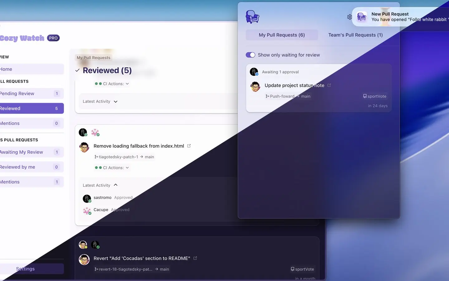 Screenshot 1 of Cozy Watch