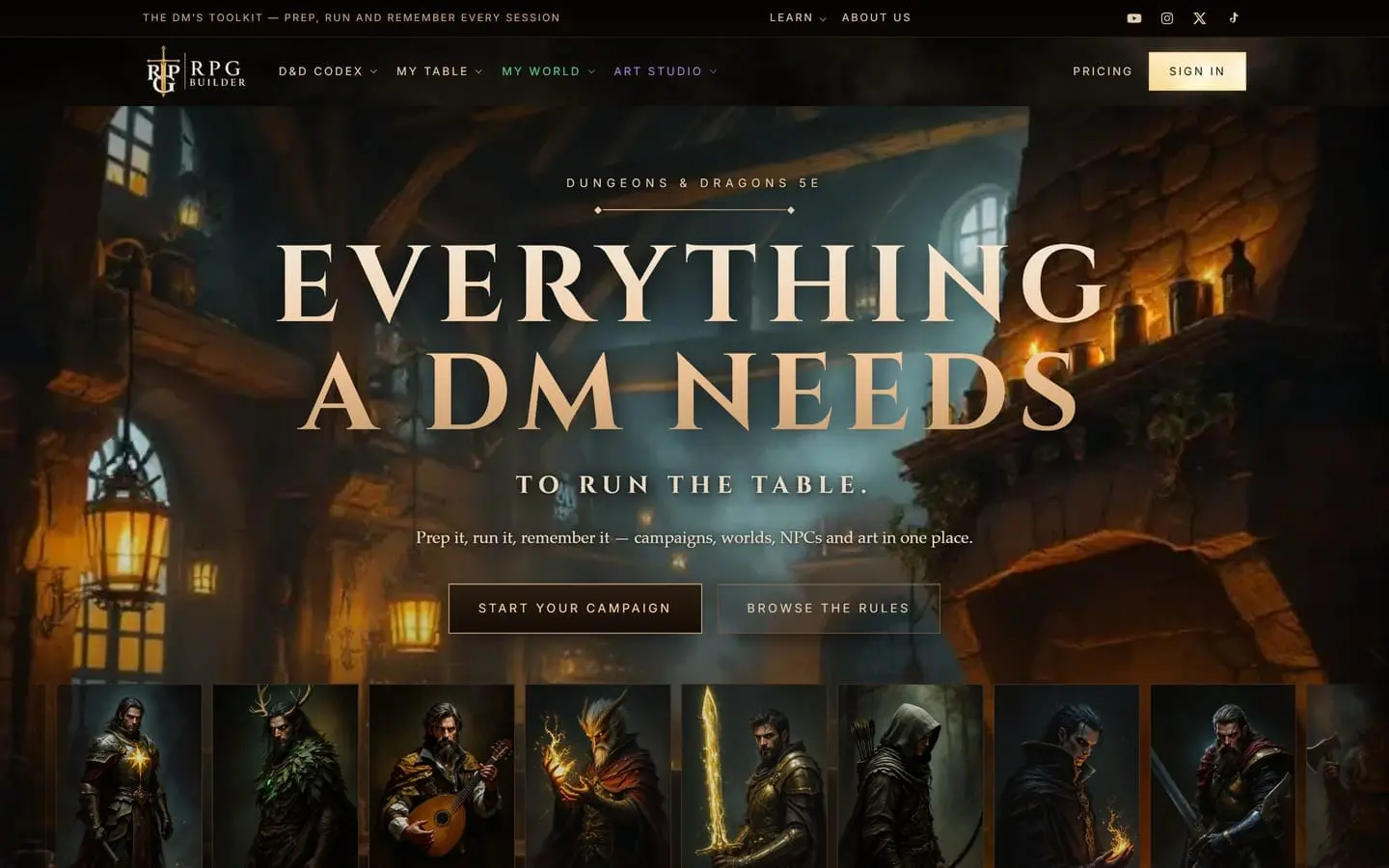 Screenshot 1 of RPG Builder