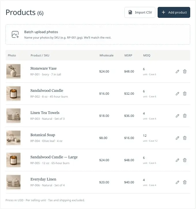Screenshot 3 of LineSheetFlow