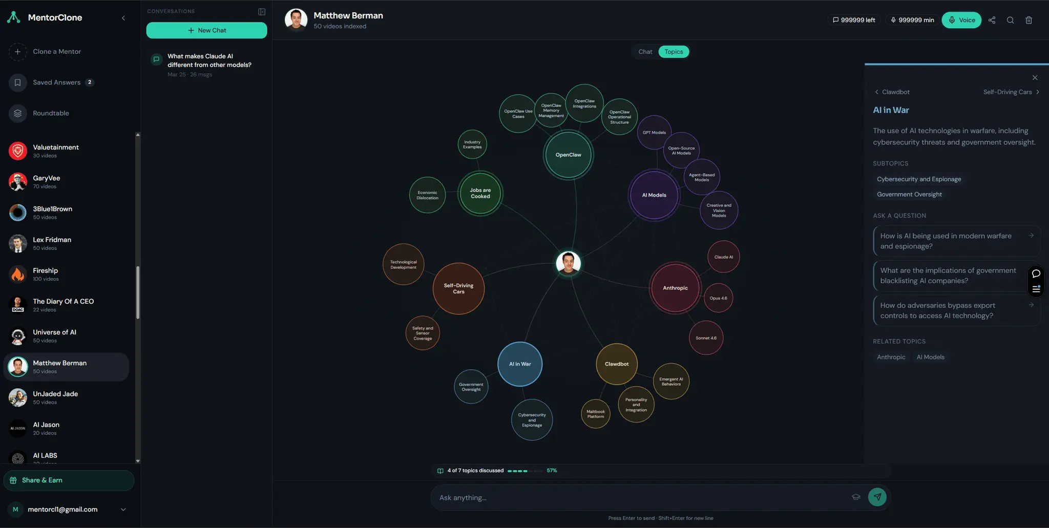 Screenshot 1 of MentorClone