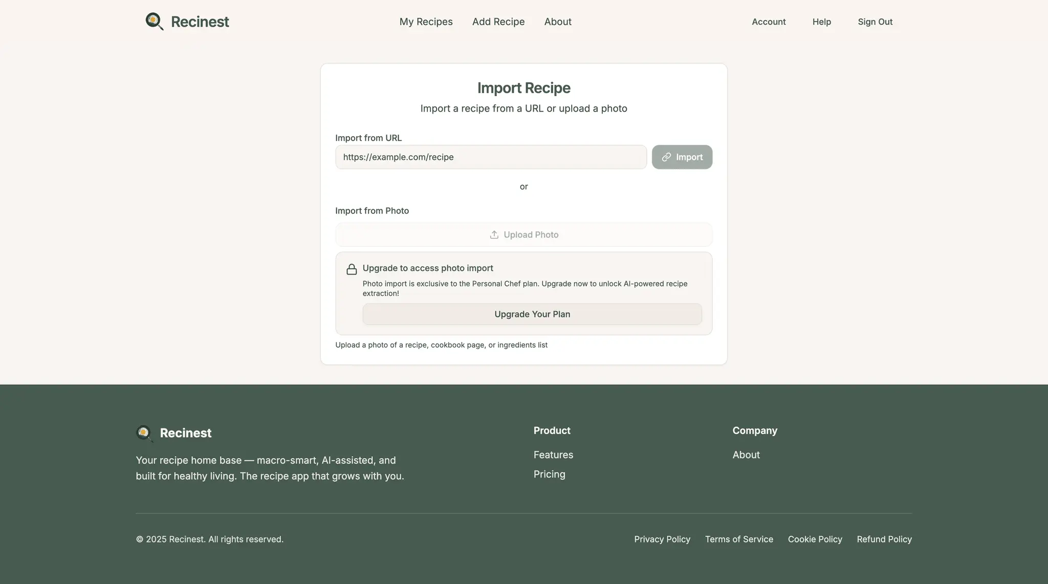 Screenshot 2 of Recinest - Your Recipe Home Base
