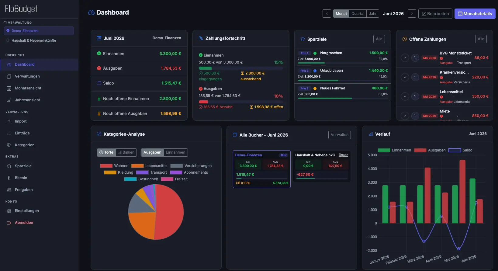 Screenshot 1 of FloBudget