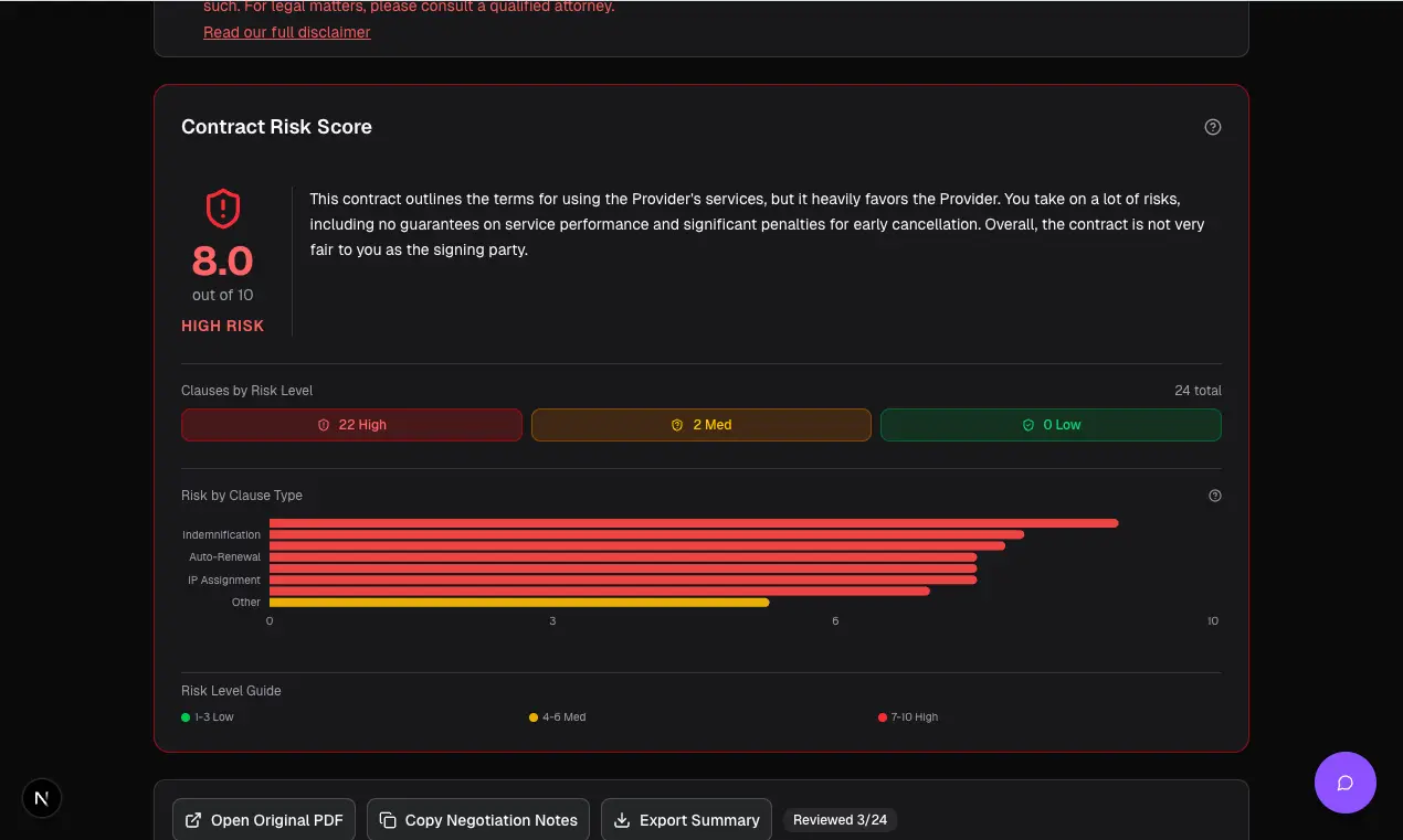 Screenshot 1 of Clausibly