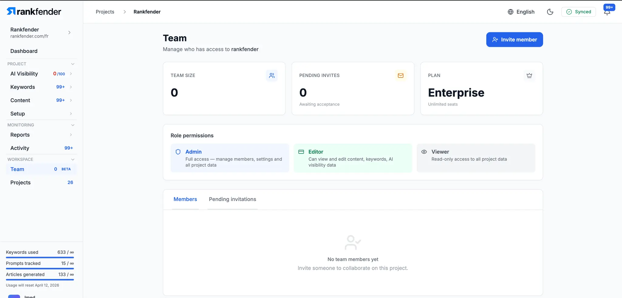Screenshot 2 of Rankfender
