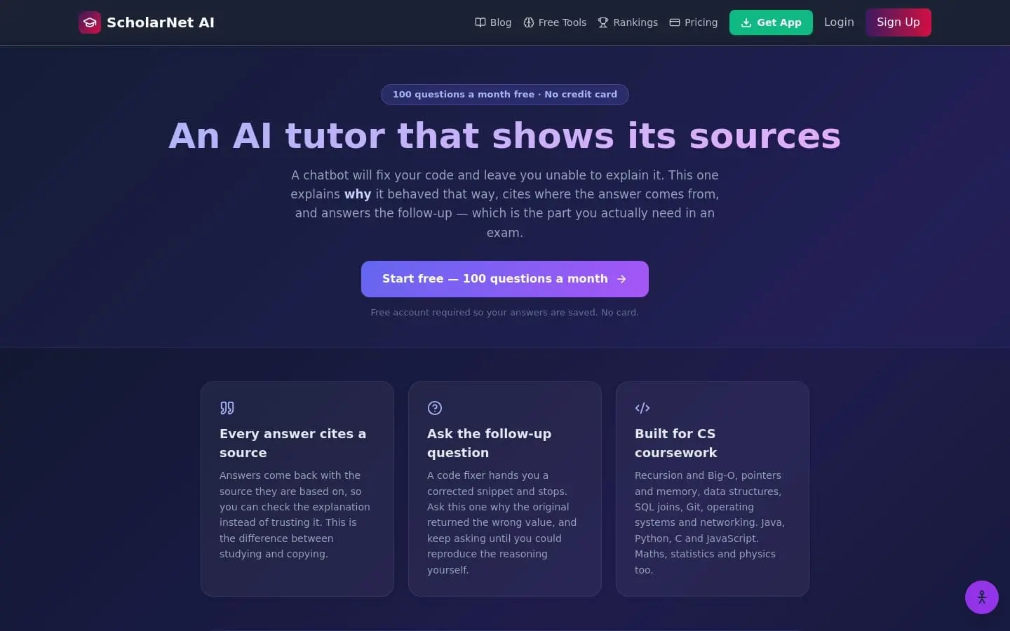Screenshot 3 of ScholarNet AI