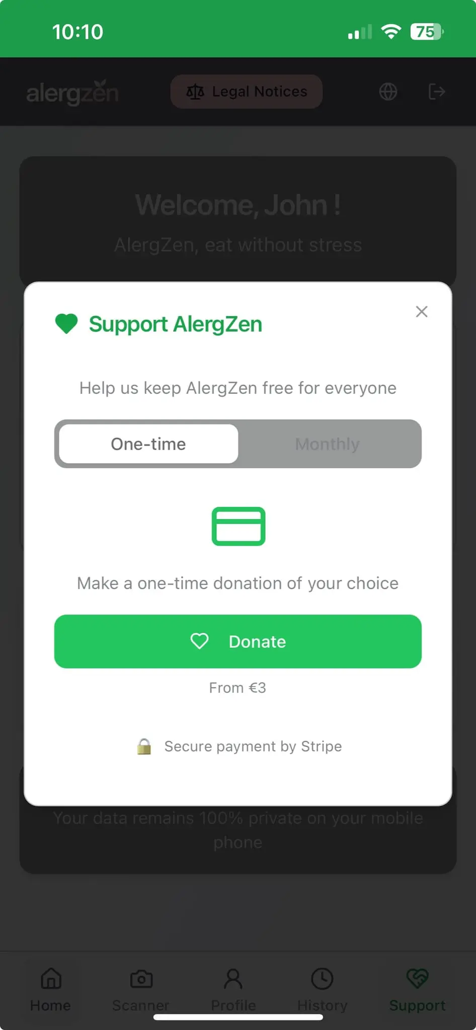 Screenshot 3 of AlergZen - Free Allergen Scanner