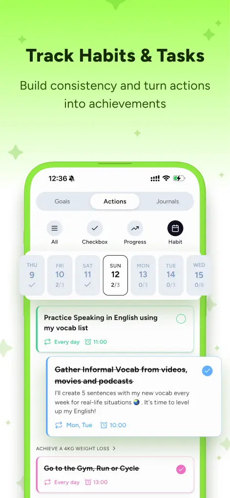 Screenshot 3 of Future You: Life Goal Tracker