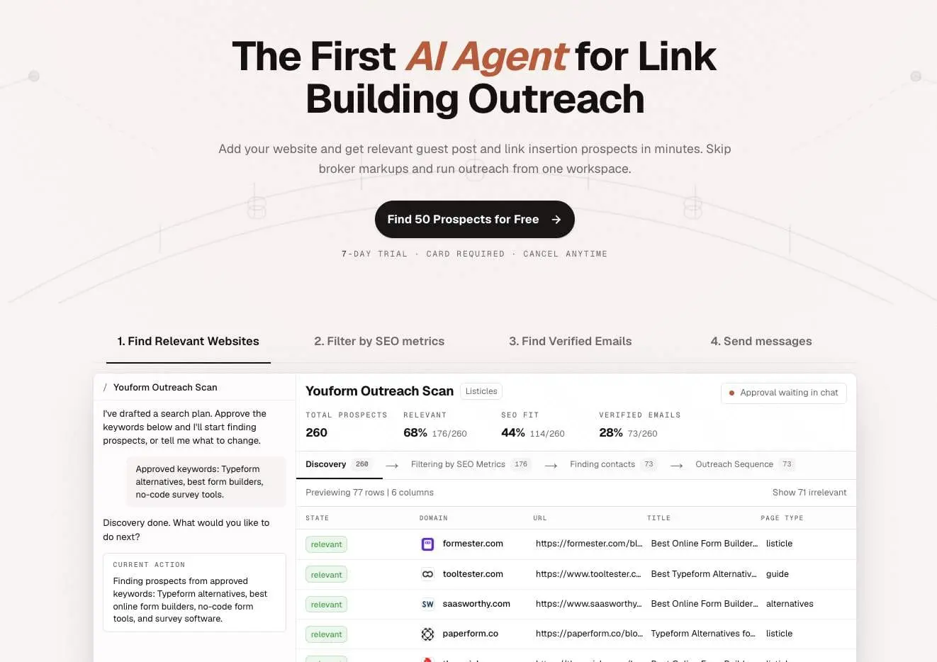 Screenshot 1 of AutoBacklinks